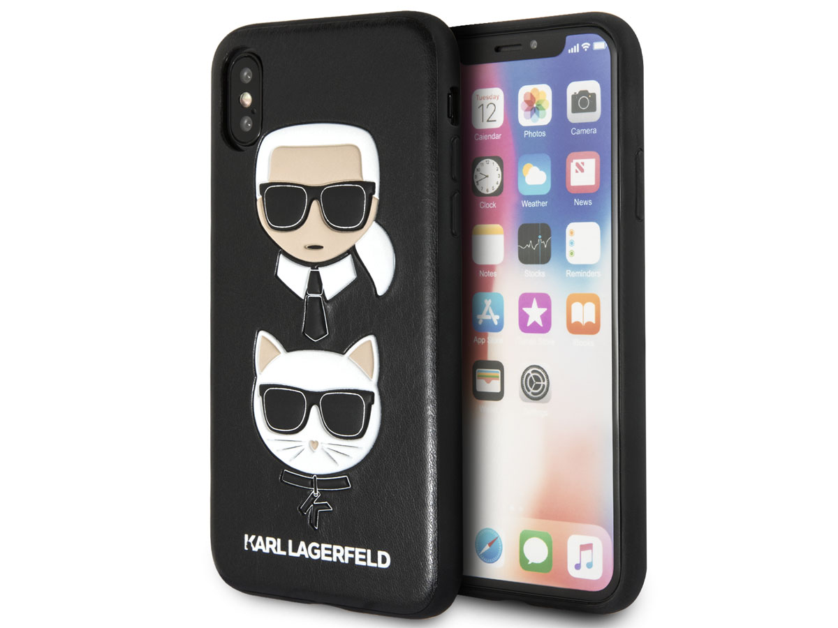 Karl Lagerfeld & Choupette Case - iPhone X/Xs hoesje