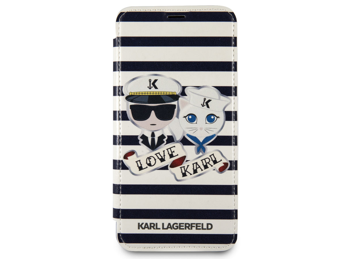 Karl Lagerfeld Case Sailors - iPhone X/Xs hoesje