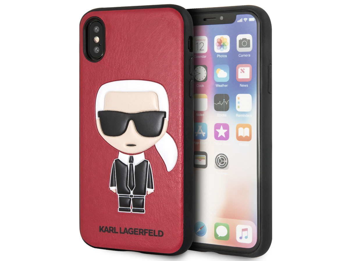 Karl Lagerfeld Iconic Case - iPhone X/Xs hoesje