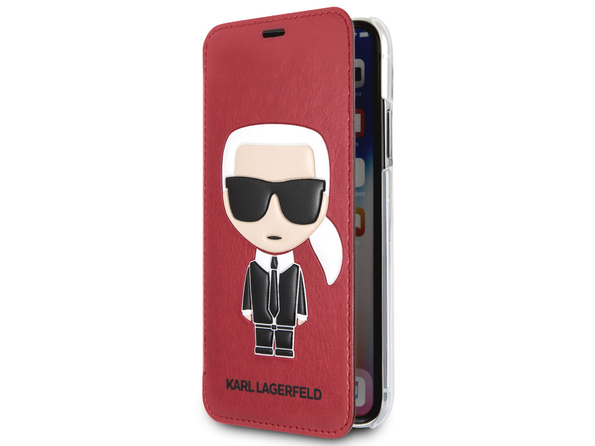 Karl Lagerfeld Iconic Bookcase - iPhone X/Xs hoesje