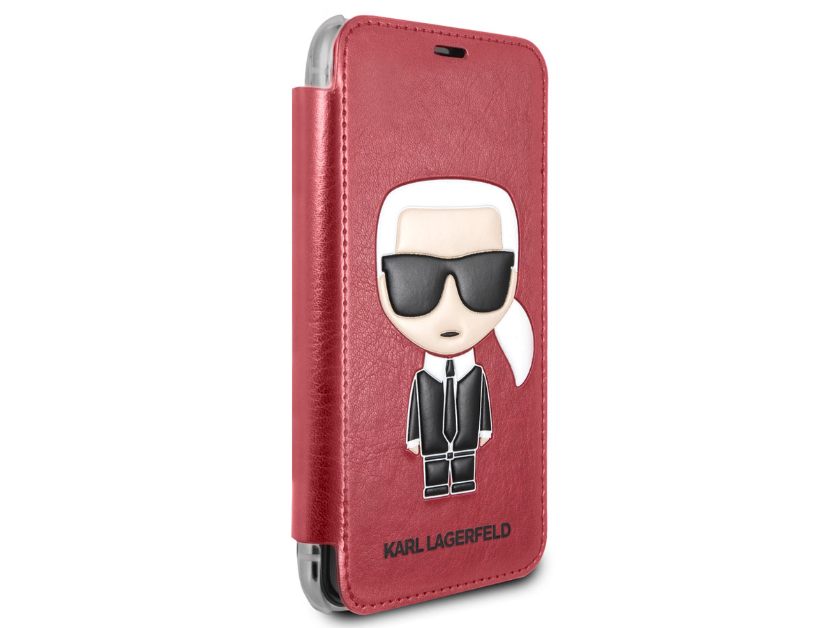 Karl Lagerfeld Iconic Bookcase - iPhone X/Xs hoesje
