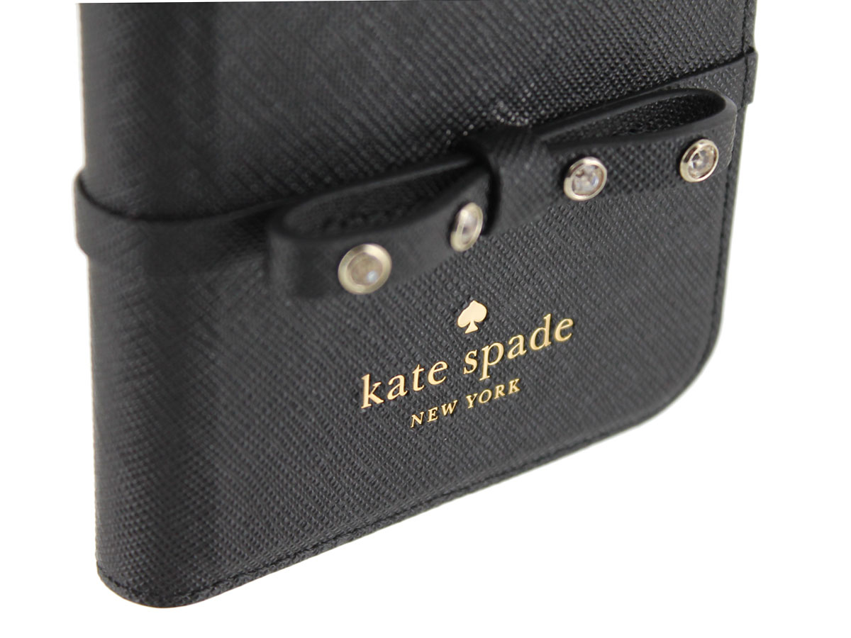 Kate Spade Elliott Street Folio Zwart - iPhone X/Xs Hoesje
