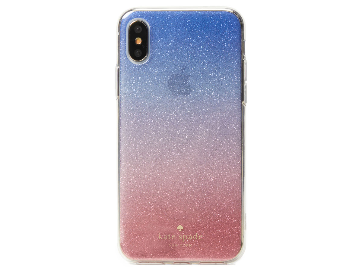 Kate Spade Sunset Glitter Ombre Case - iPhone X/Xs Hoesje