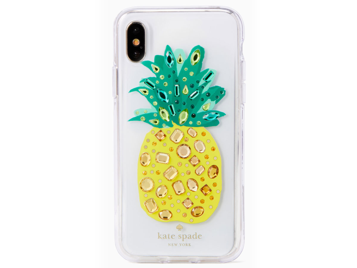 Kate Spade Jeweled Pineapple Case - iPhone X/Xs Hoesje