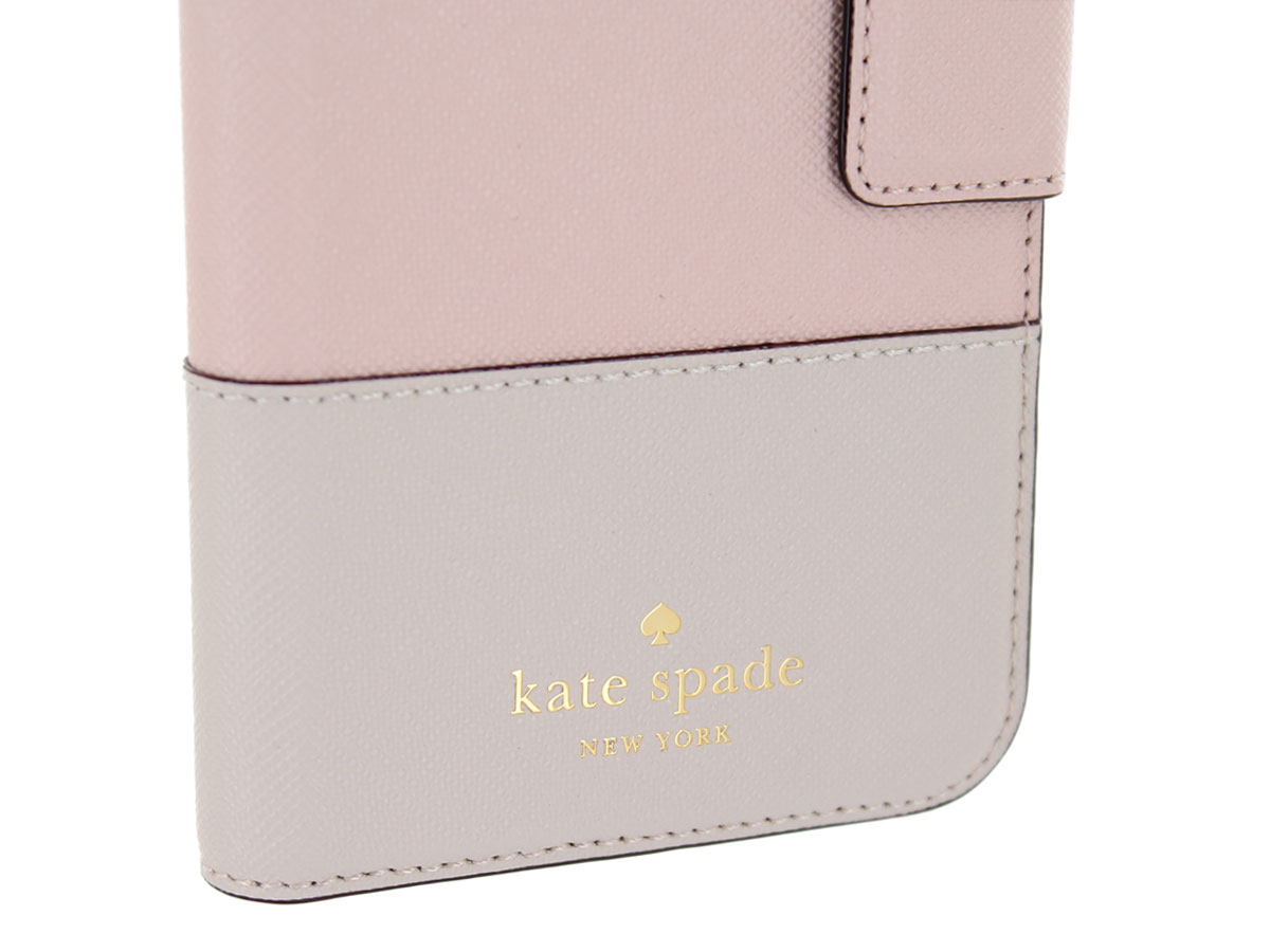 Kate Spade Leather Wrap Folio Roze - iPhone X/Xs Hoesje