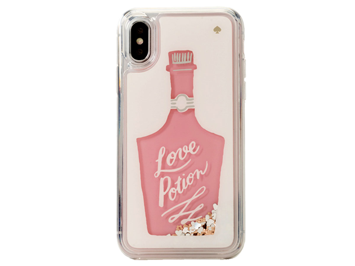 Kate Spade Love Potion Glitter Case - iPhone X/Xs Hoesje