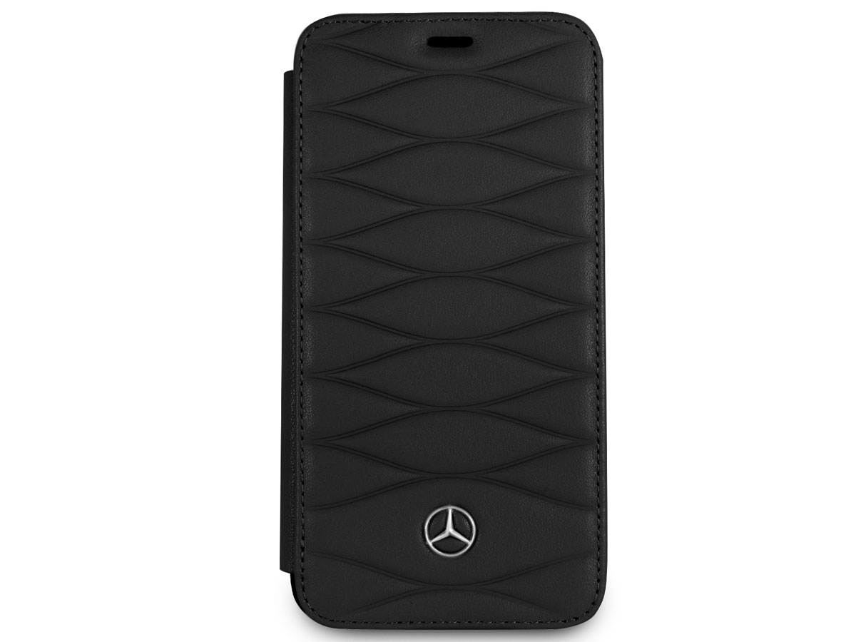 Mercedes-Benz Pattern III Book Zwart - iPhone X/Xs hoesje