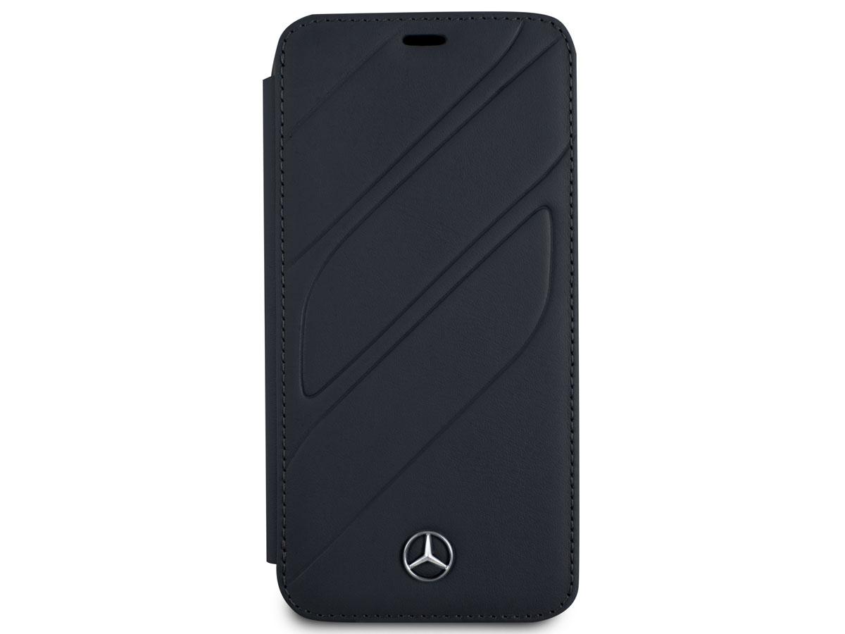 Mercedes-Benz Organic Folio Navy - iPhone X/Xs Hoesje