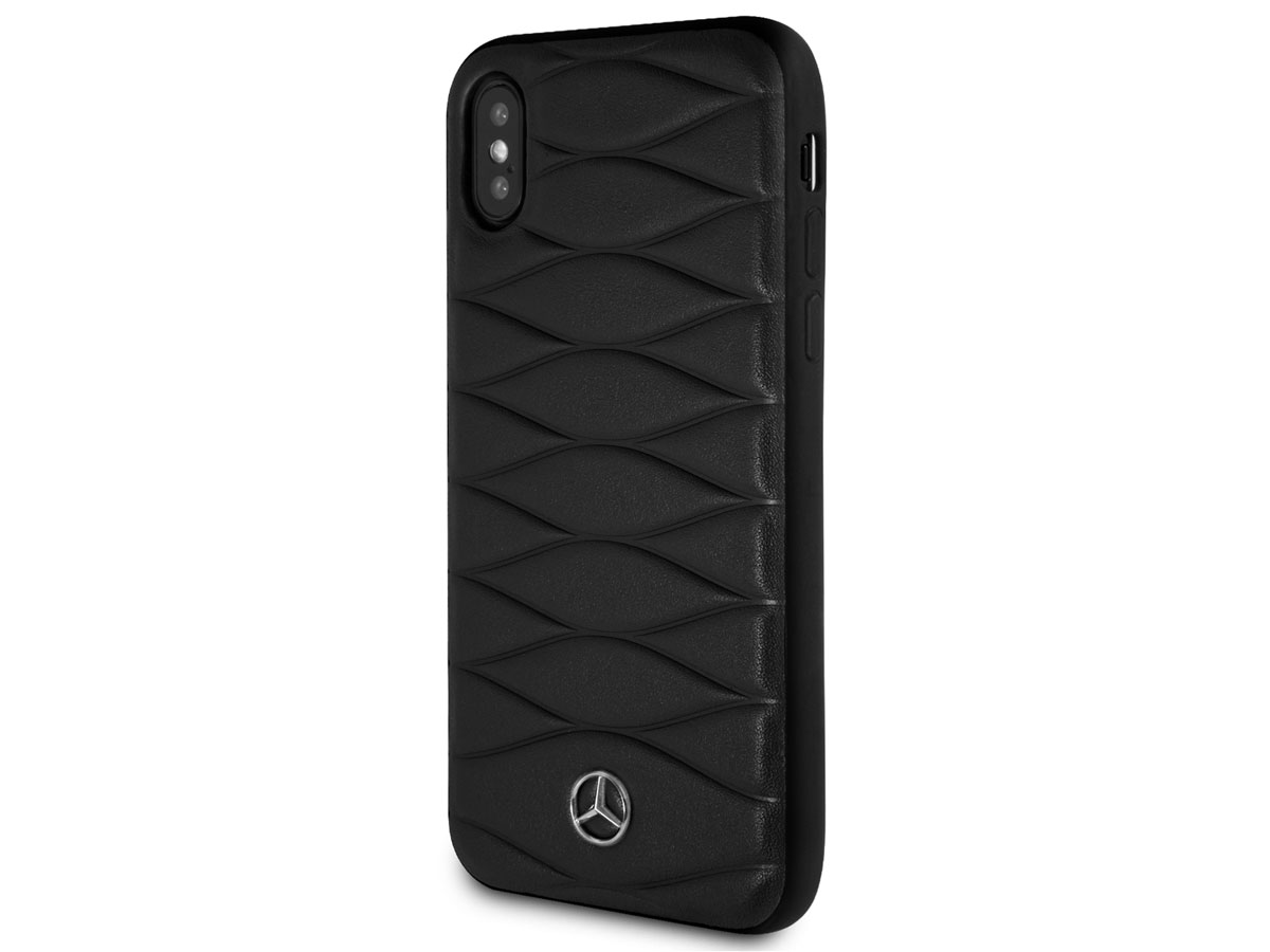 Mercedes-Benz Pattern III Case Zwart - iPhone X/Xs hoesje