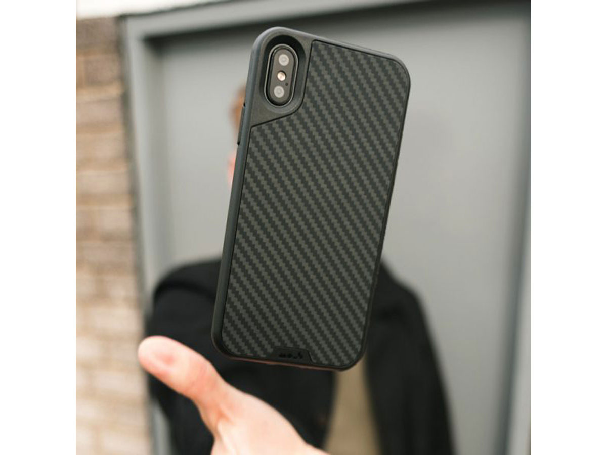 Mous Limitless 2.0 Carbon Case - iPhone X/Xs hoesje