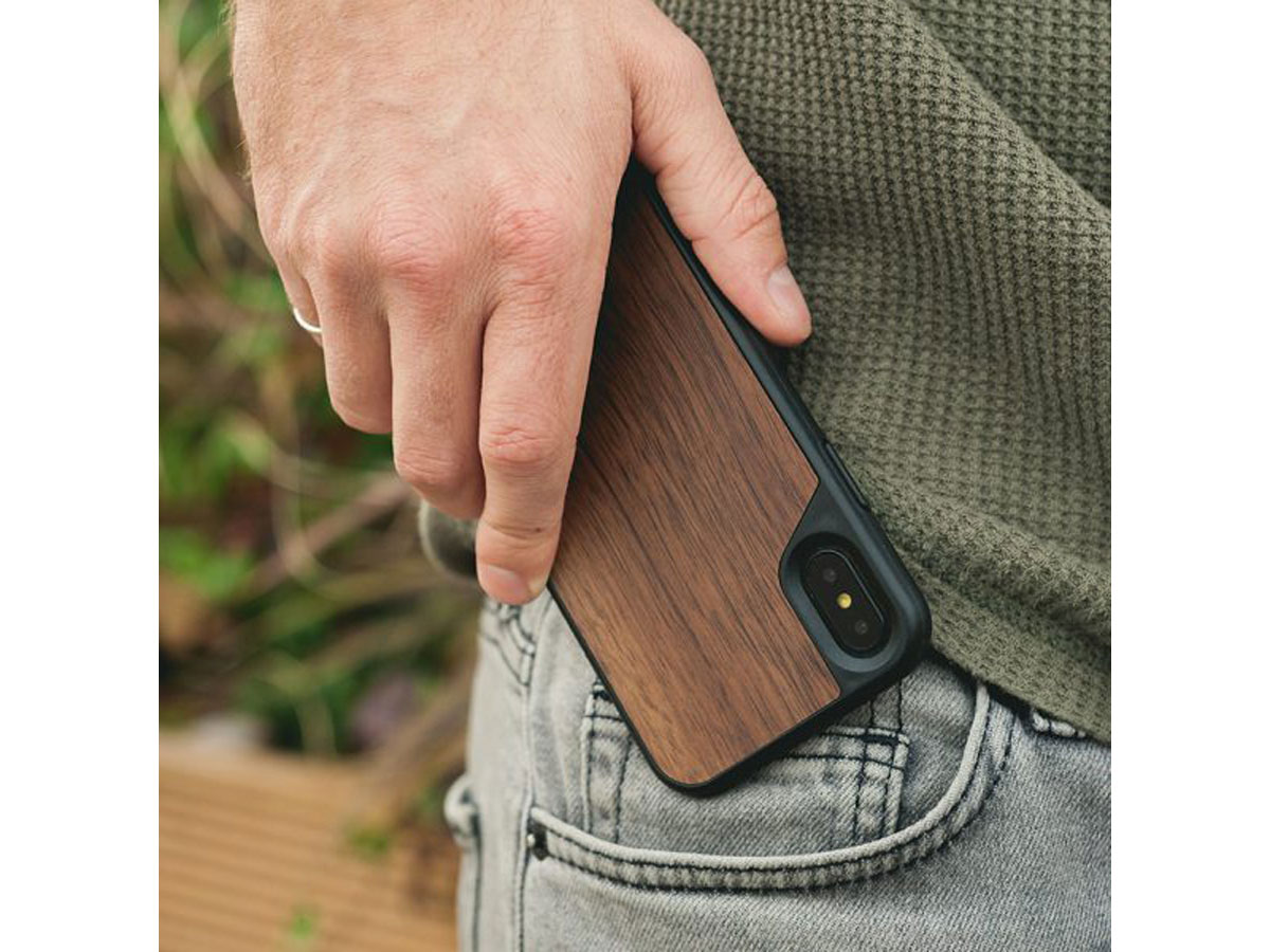 Mous Limitless 2.0 Walnut Case - iPhone Xs Max hoesje
