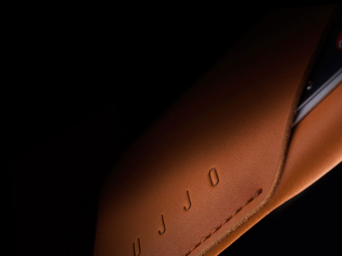 Mujjo Leather Wallet Sleeve Tan - iPhone X/Xs hoesje