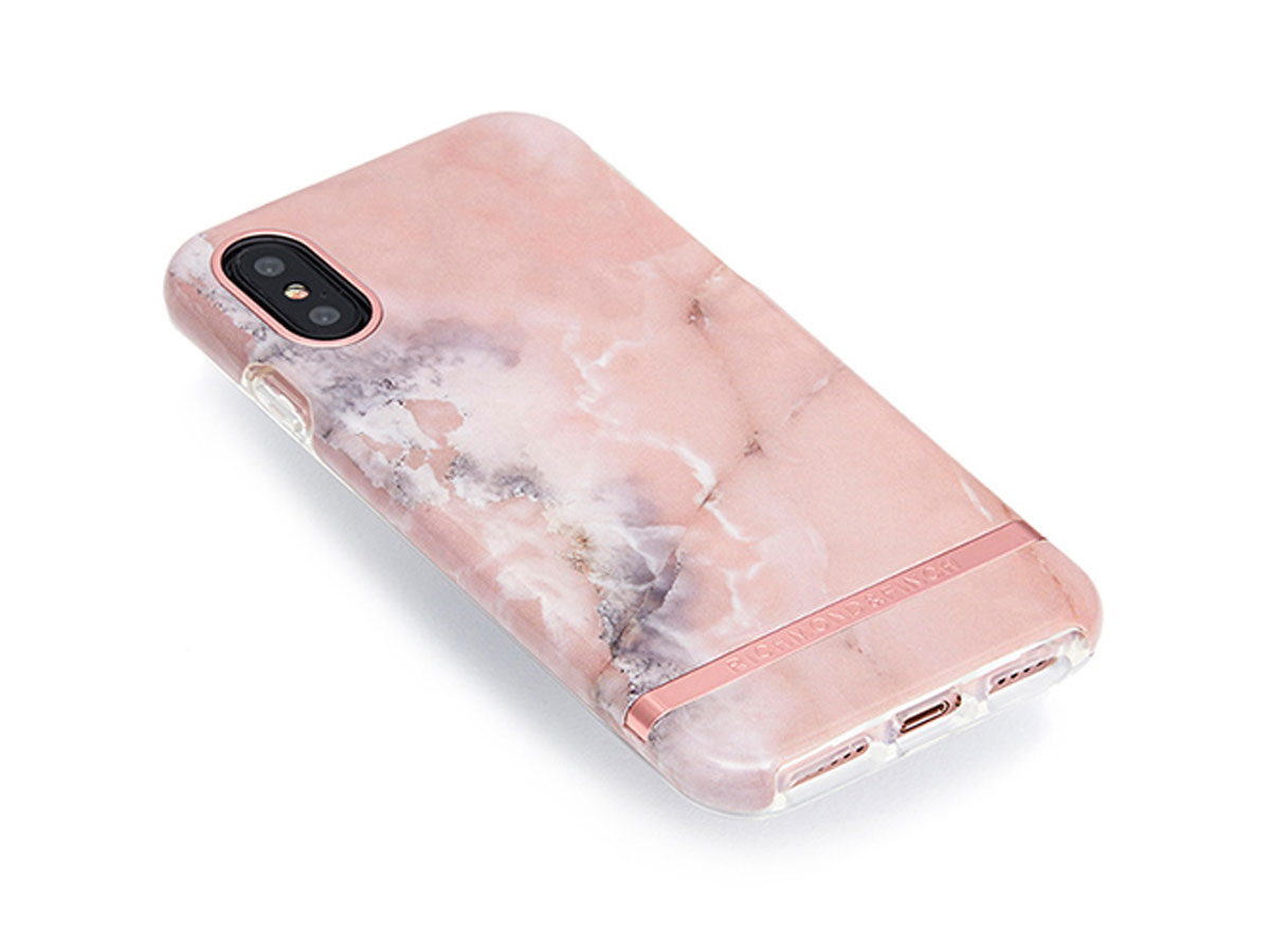 Richmond & Finch Pink Marble Rosé - iPhone X/Xs hoesje