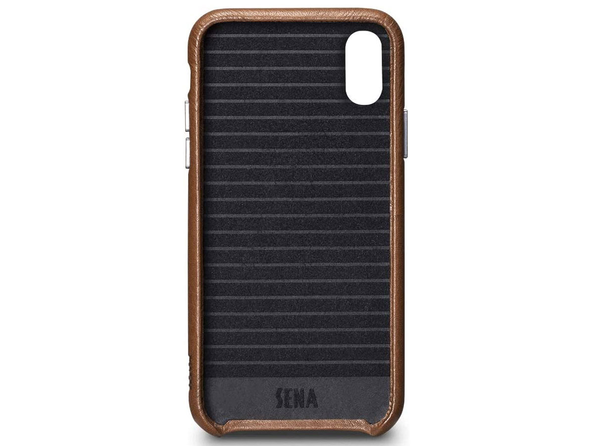 Sena Leather Skin Case Saddle - iPhone X/Xs Hoesje Leer