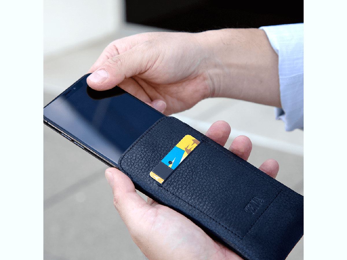 Sena Ultraslim Wallet Sleeve Tan - iPhone X/Xs hoesje