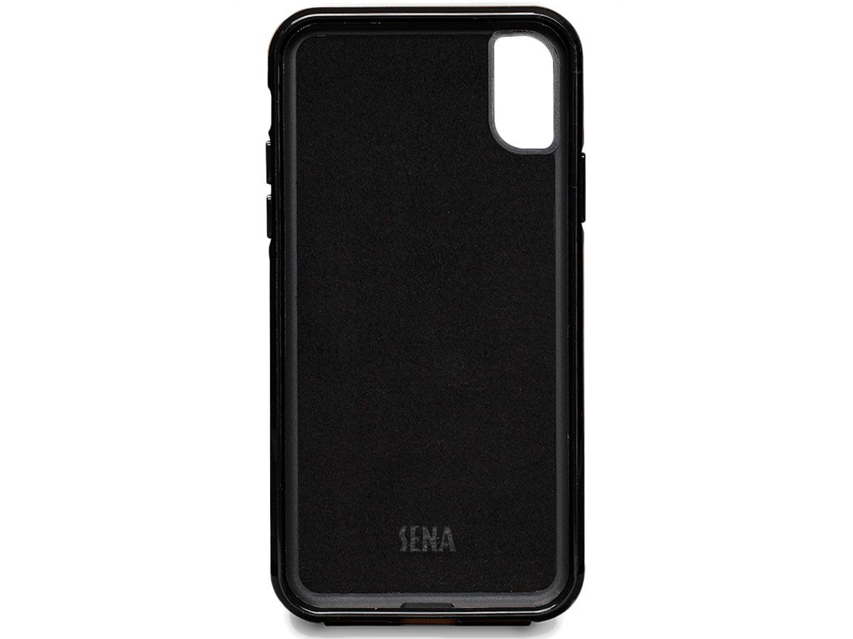 Sena WalletSkin Case Saddle Tan - iPhone X/Xs Hoesje Leer