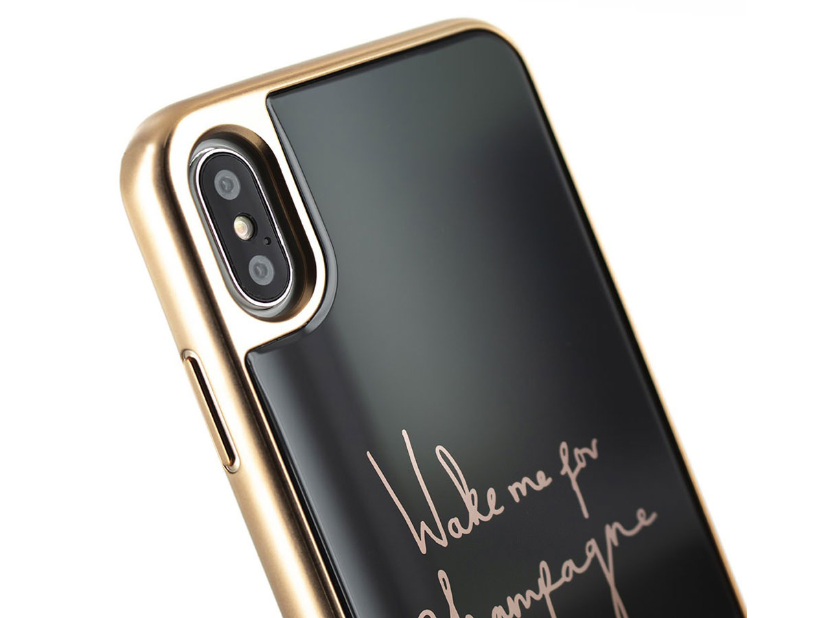 Ted Baker Champagne HD Glass Case - iPhone X/Xs Hoesje