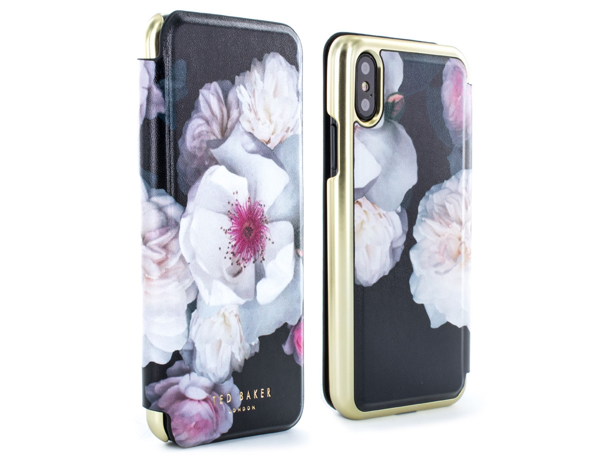 Ted Baker Malibae Folio Case Black - iPhone X/Xs Hoesje