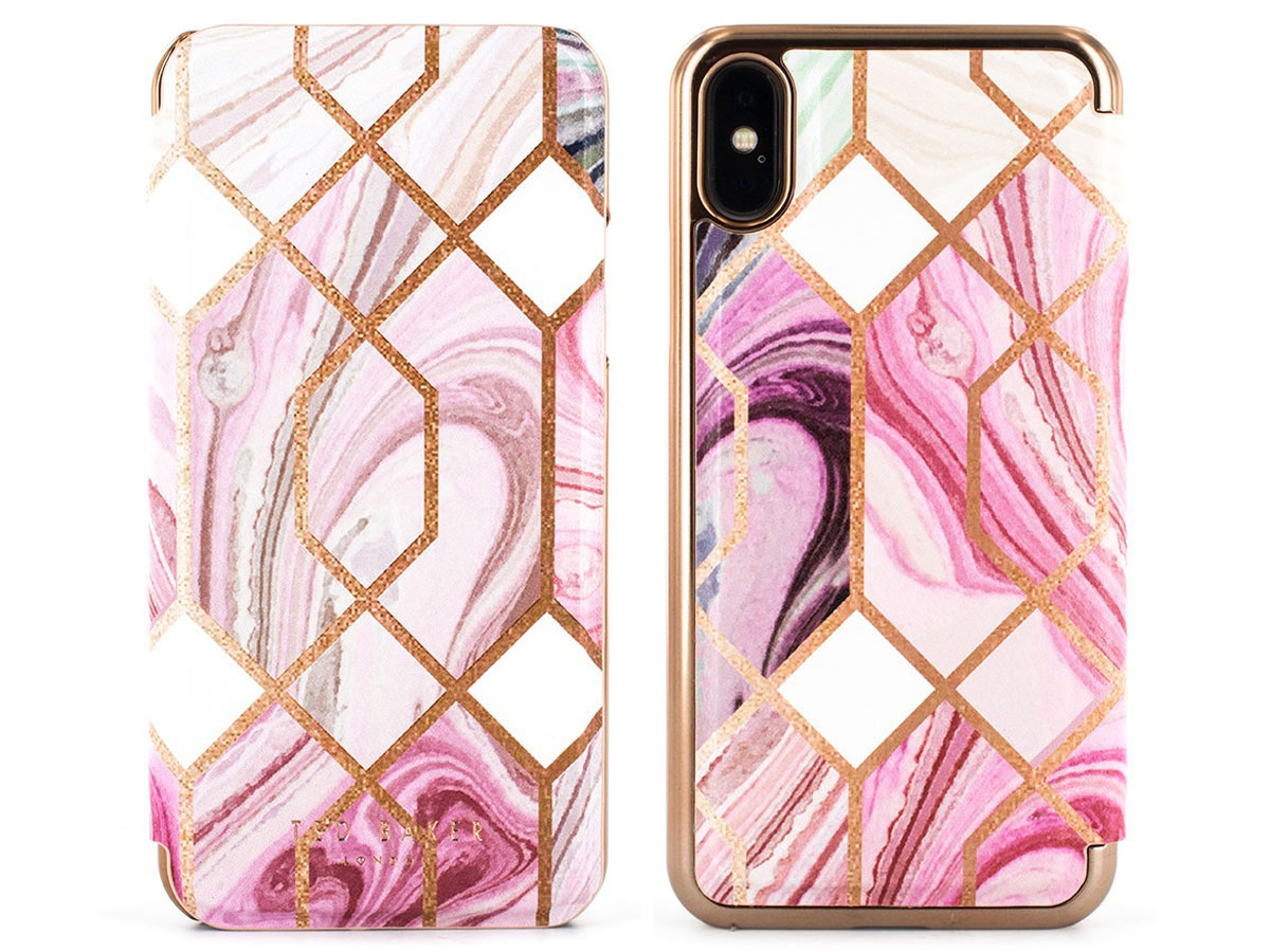 Ted Baker Afia Mirror Folio Case - iPhone X/Xs Hoesje