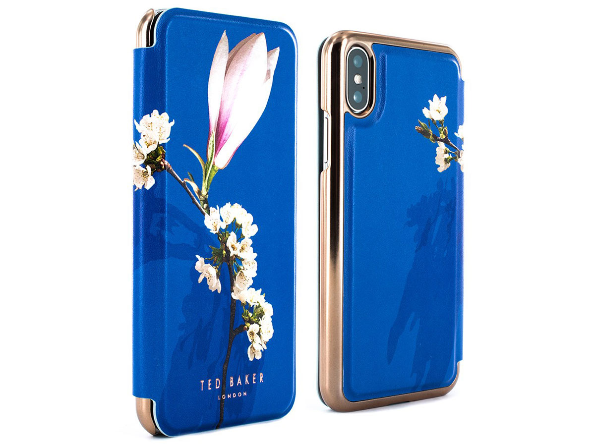 Ted Baker Layyli Folio Case Blauw - iPhone X/Xs Hoesje