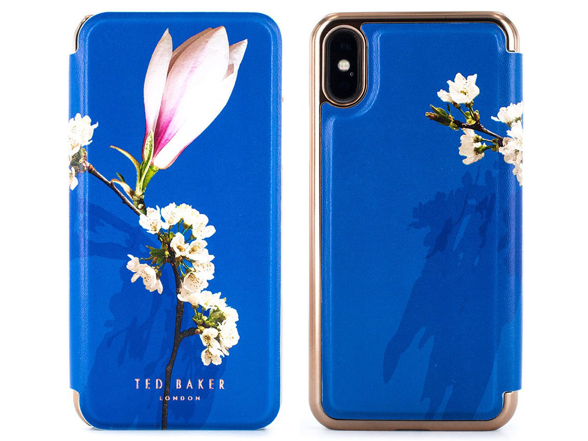 Ted Baker Layyli Folio Case Blauw - iPhone X/Xs Hoesje