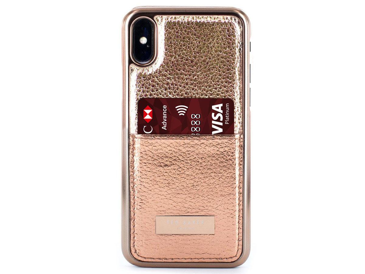 Ted Baker Korrii Card Case Rosé - iPhone X/Xs Hoesje