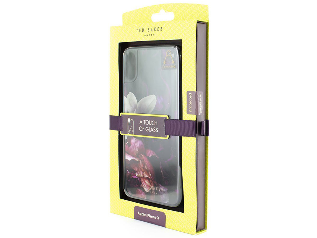 Ted Baker Splendour HD Glass Case - iPhone X/Xs Hoesje