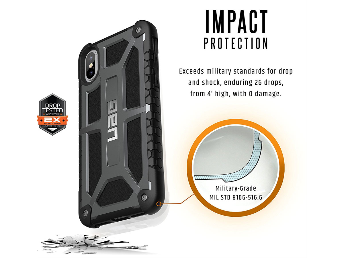 Urban Armor Gear Monarch Case - iPhone X/Xs hoesje