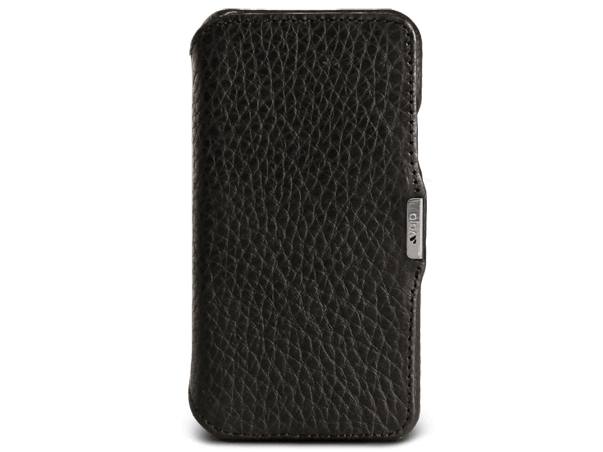Vaja Agenda MG Case Zwart - iPhone X/Xs Hoesje Leer