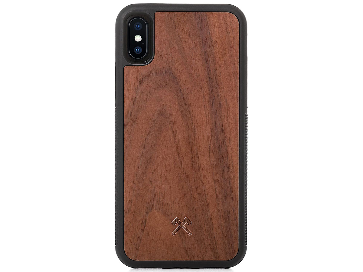 Woodcessories EcoCase Bumper Walnut - iPhone X/Xs hoesje