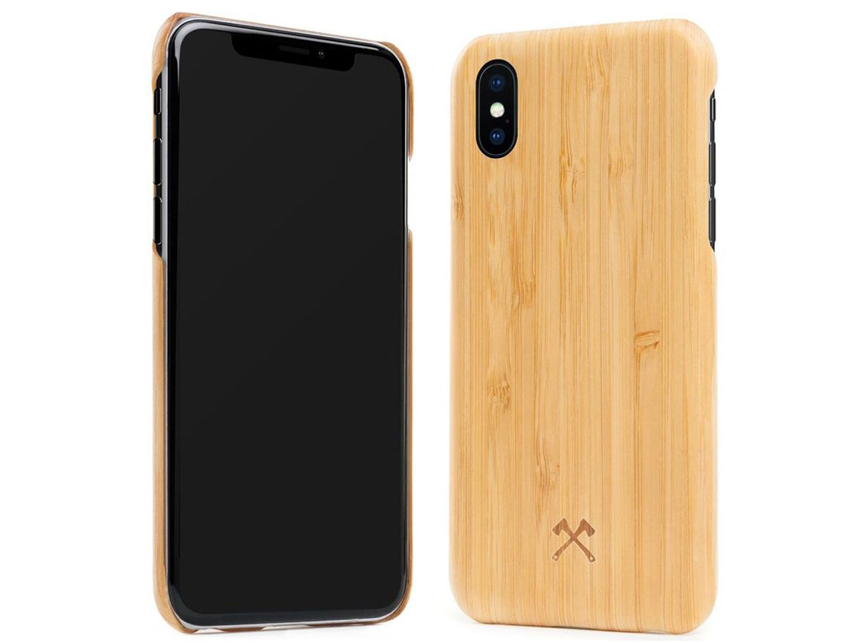 Woodcessories EcoCase Kevlar Bamboo - iPhone X/Xs hoesje