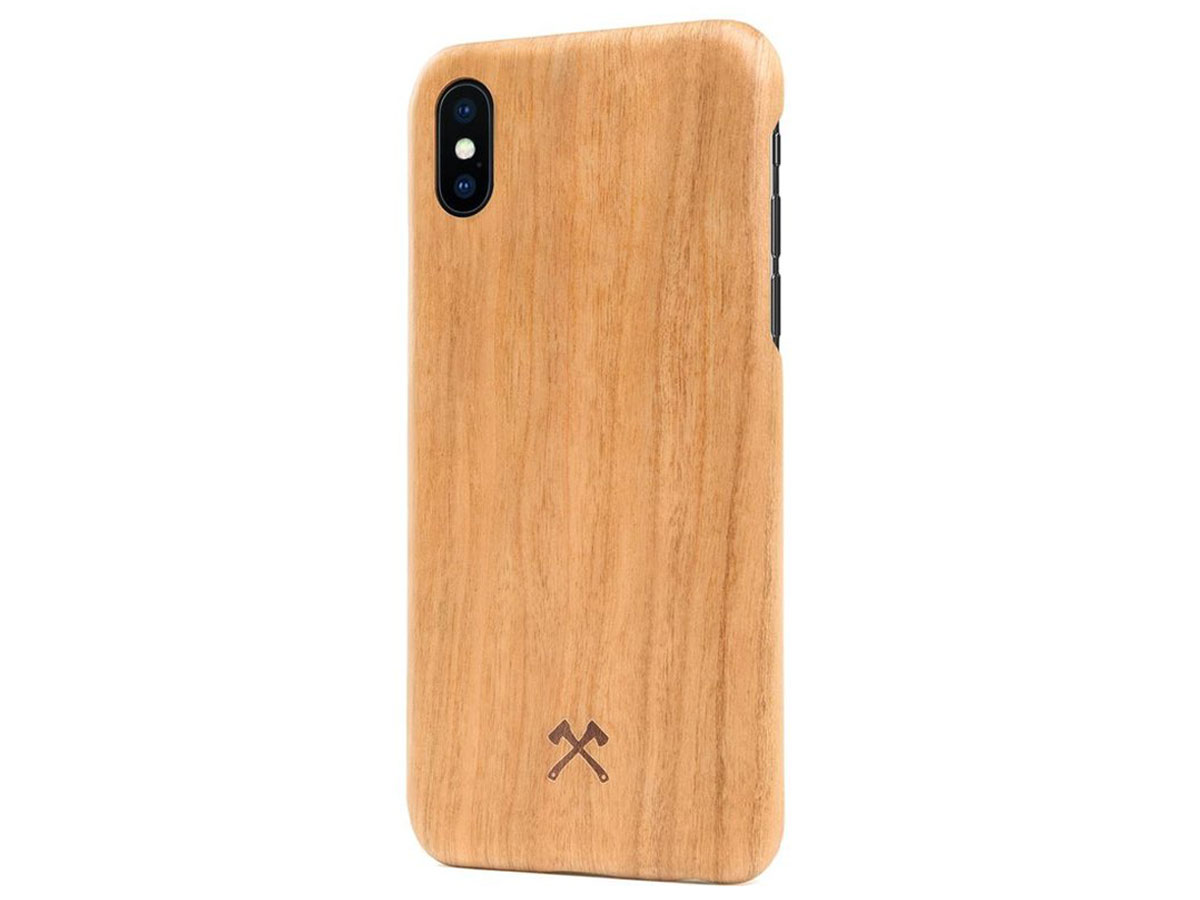 Woodcessories EcoCase Kevlar Cherry - iPhone X/Xs hoesje