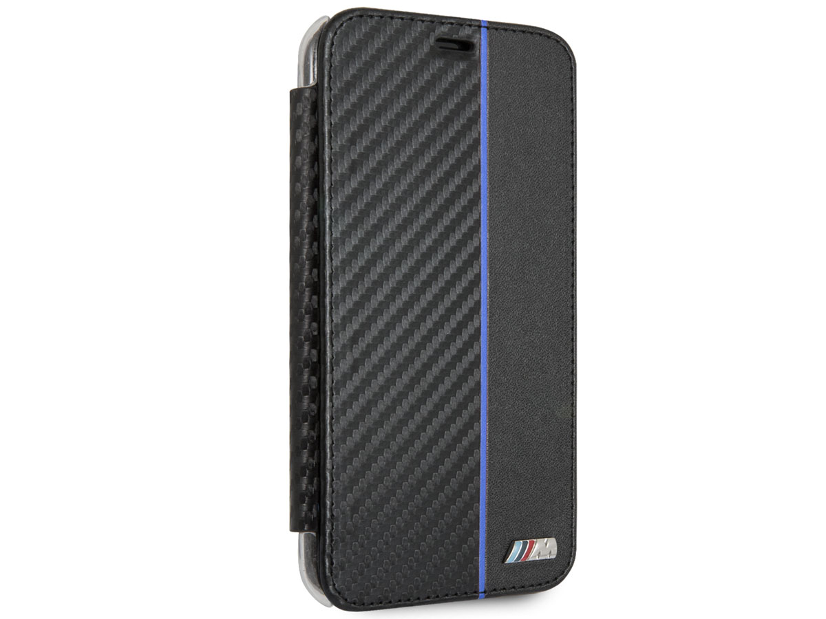 BMW M Sport Flip Case Blauw - iPhone XR hoesje