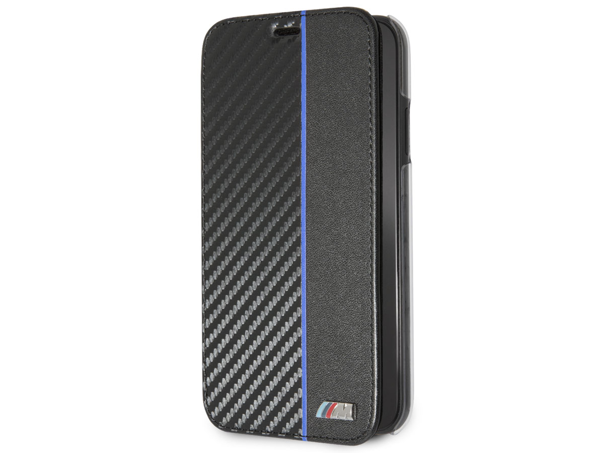 BMW M Sport Flip Case Blauw - iPhone XR hoesje