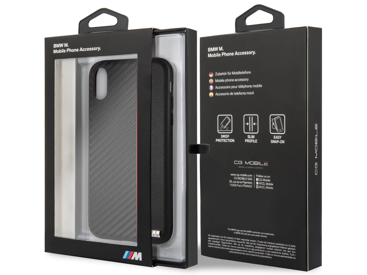 BMW M Sport Hard Case Rood - iPhone XR hoesje