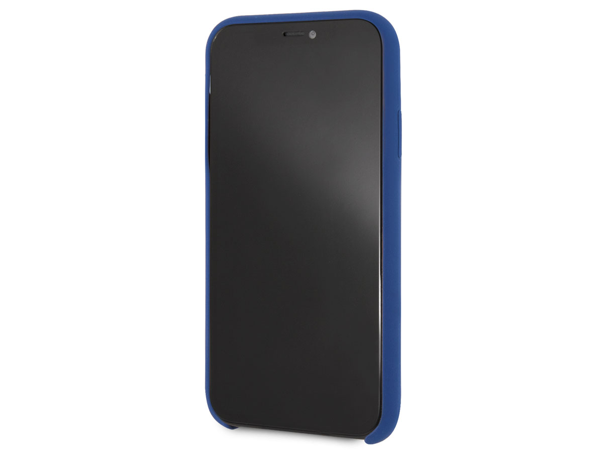 BMW M Sport Silicone Case Blauw - iPhone XR Hoesje