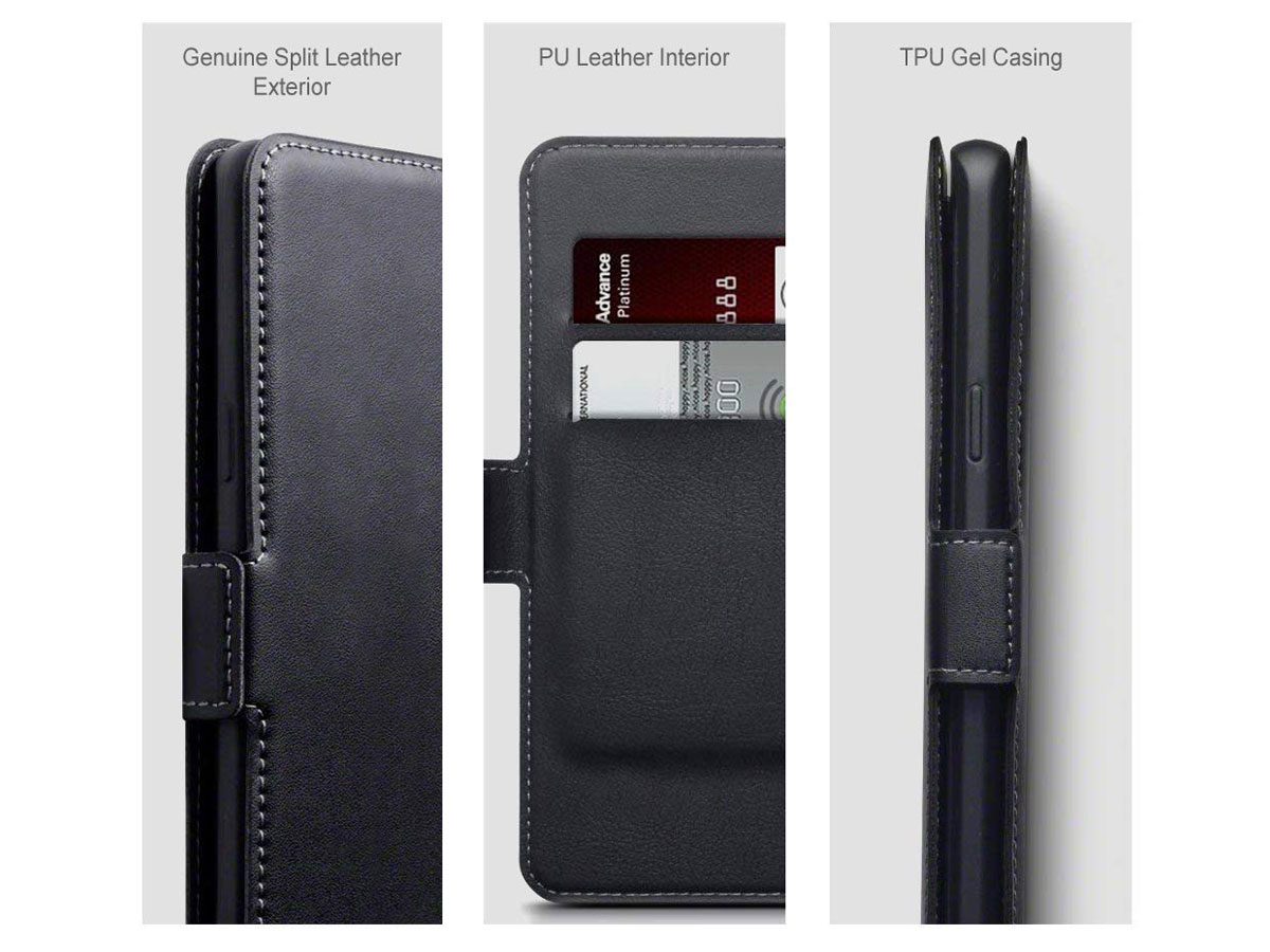 CaseBoutique Wallet Cognac Leer - iPhone XR hoesje