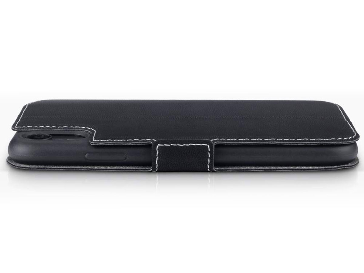 CaseBoutique Slim Wallet Zwart - iPhone XR hoesje