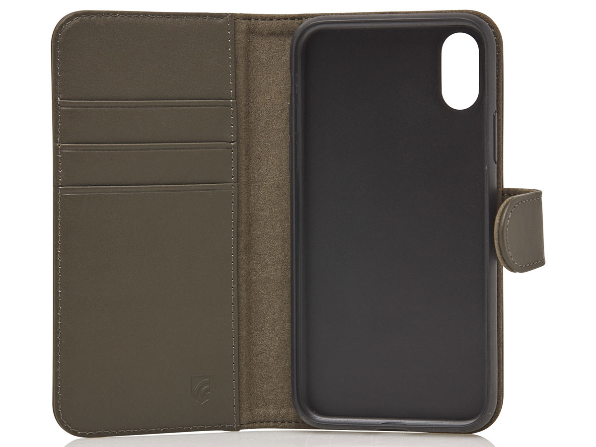 Castelijn & Beerens 2in1 Wallet Groen Leer - iPhone XR hoesje