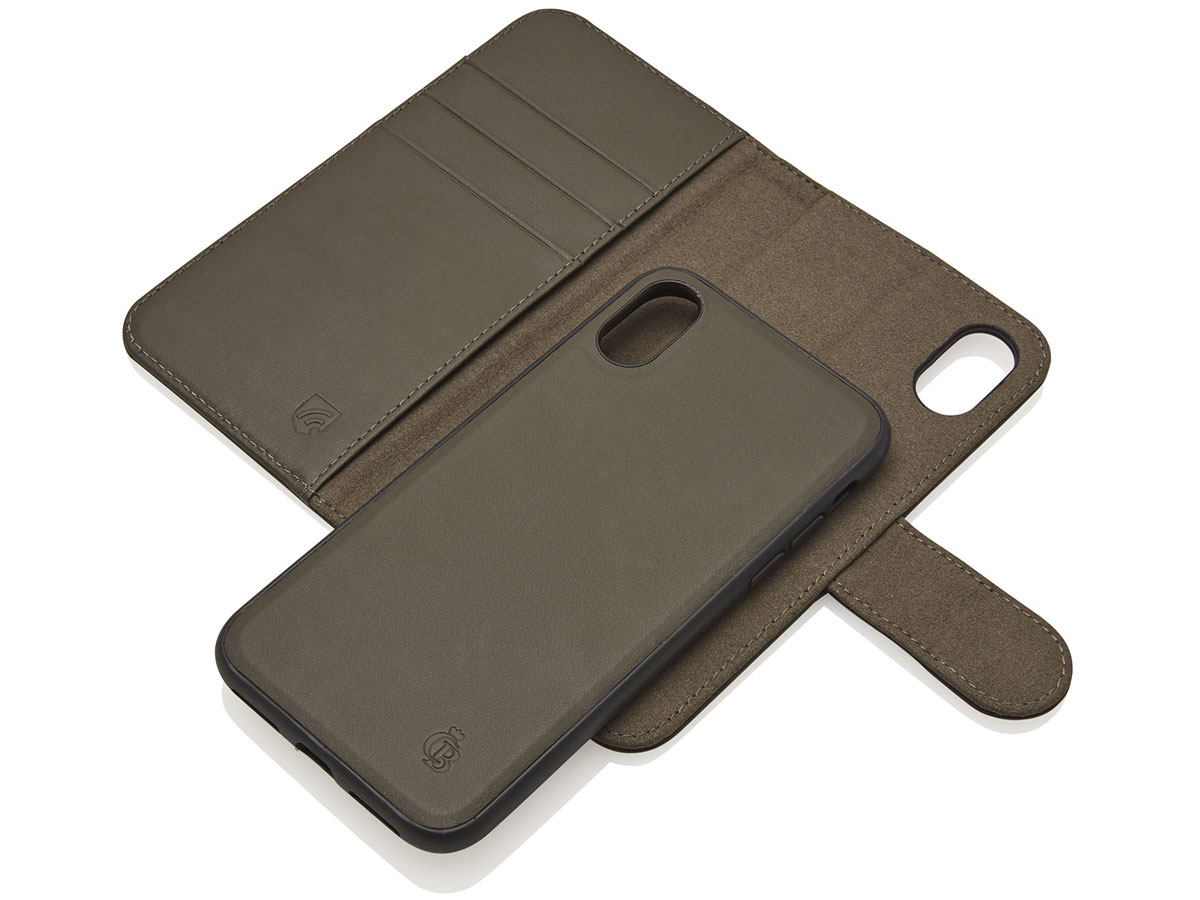 Castelijn & Beerens 2in1 Wallet Groen Leer - iPhone XR hoesje