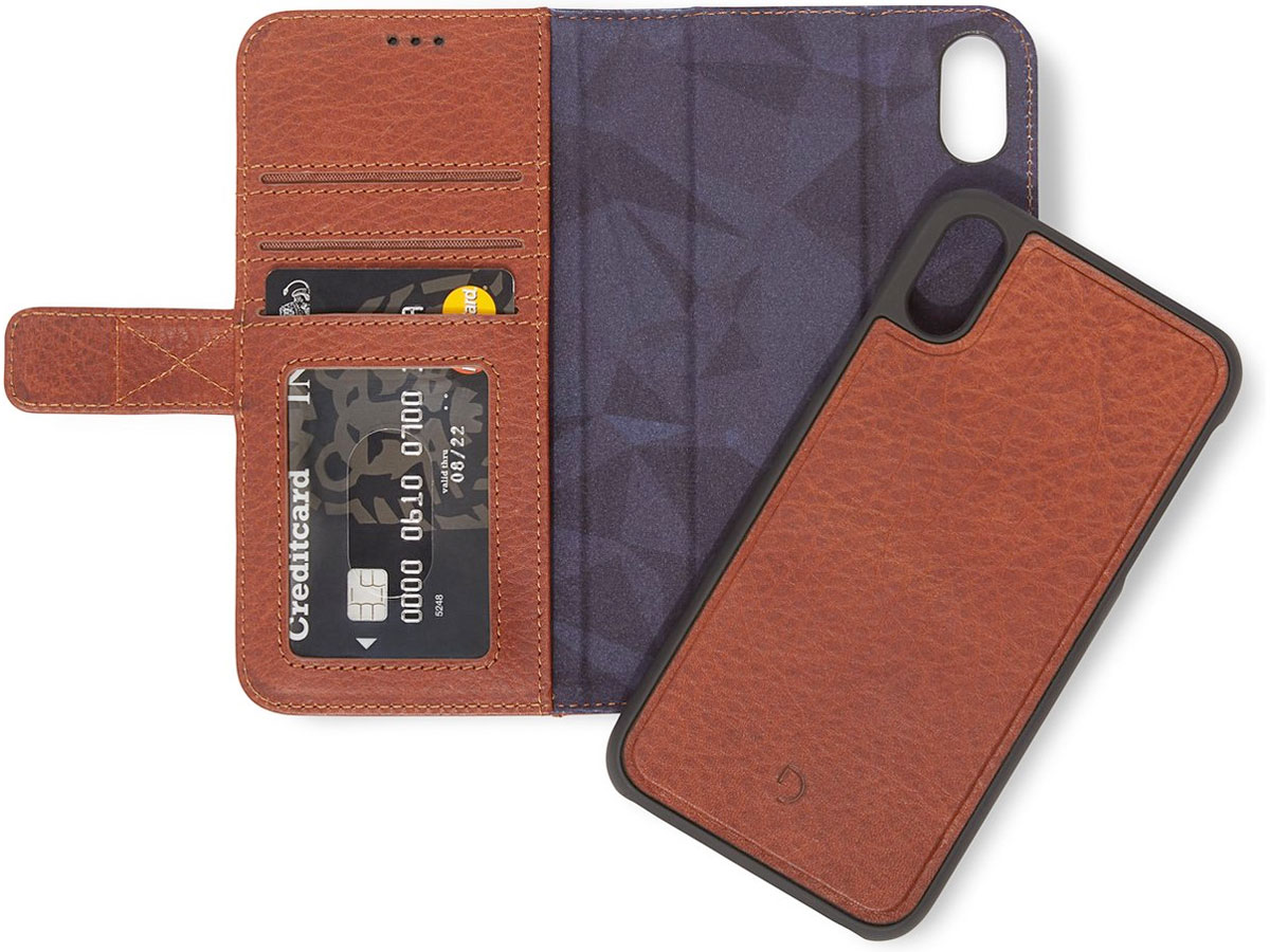 Decoded Detachable Wallet Case Bruin - iPhone XR hoesje