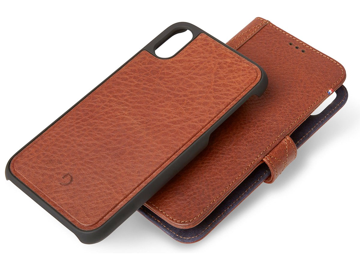 Decoded Detachable Wallet Case Bruin - iPhone XR hoesje