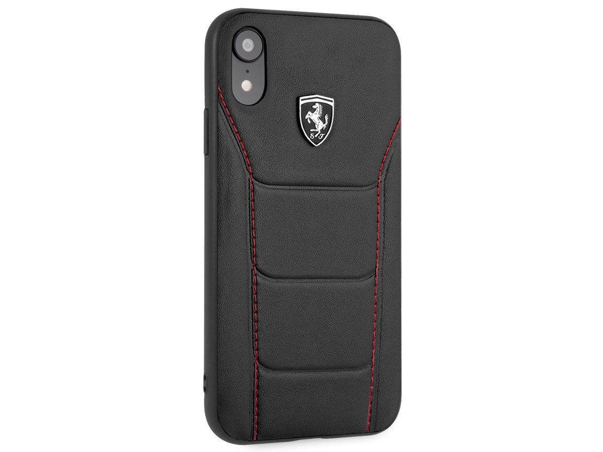 Ferrari 488 Hard Case Zwart - iPhone XR Hoesje Leer