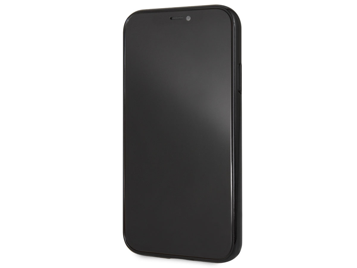 Ferrari Carbon Fiber Hard Case Zwart - iPhone XR hoesje