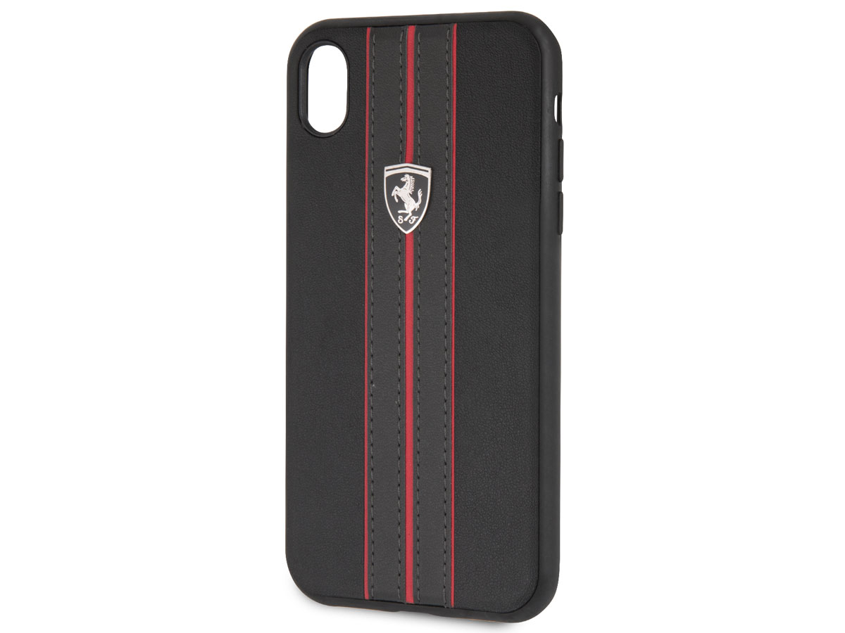 Ferrari Urban Hard Case Zwart - iPhone XR hoesje