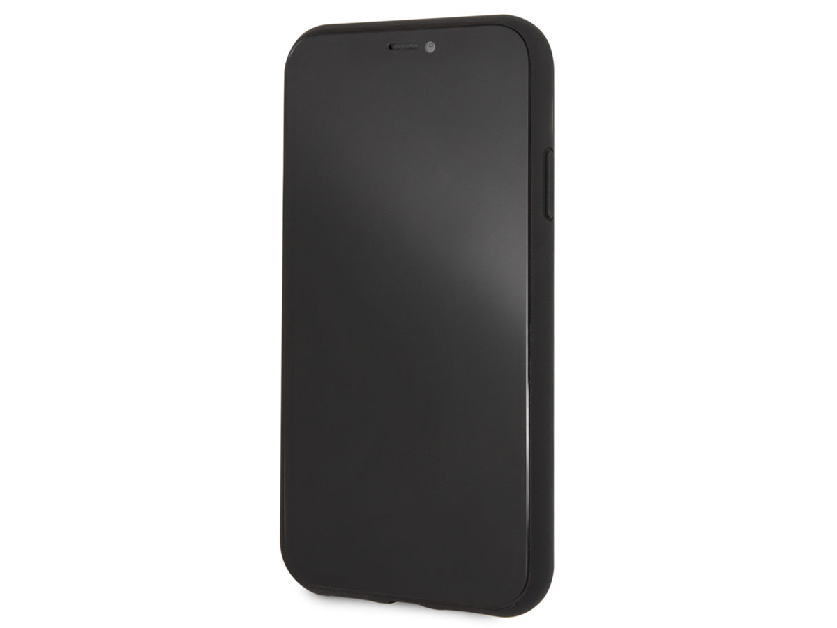 Guess Iridescent Case Zwart - iPhone XR hoesje