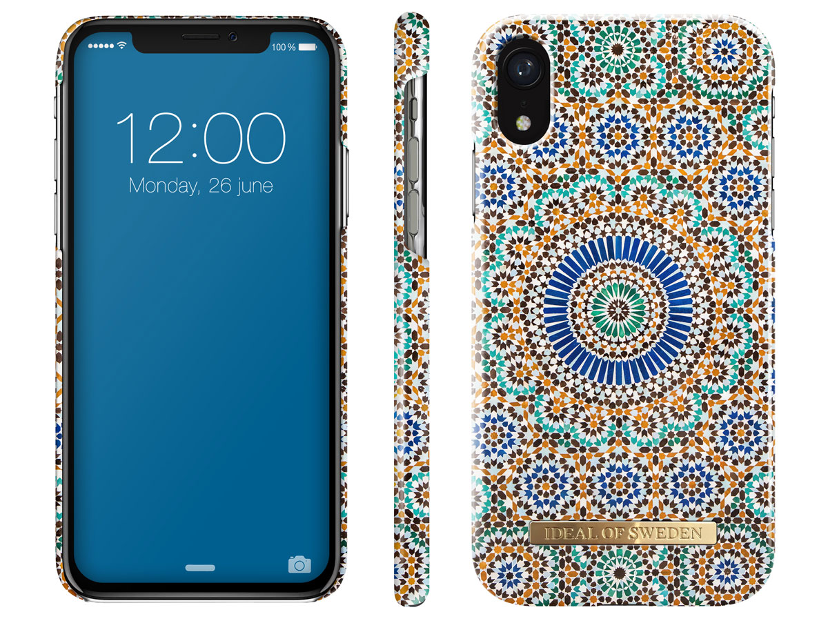 iDeal of Sweden Case Moroccan Zellige - iPhone XR hoesje