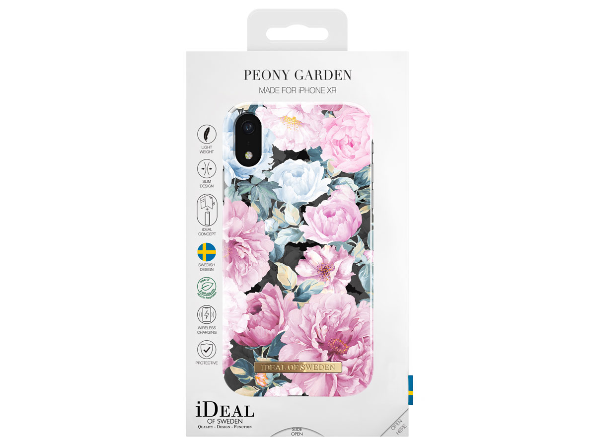 iDeal of Sweden Case Peony Garden Case - iPhone XR hoesje