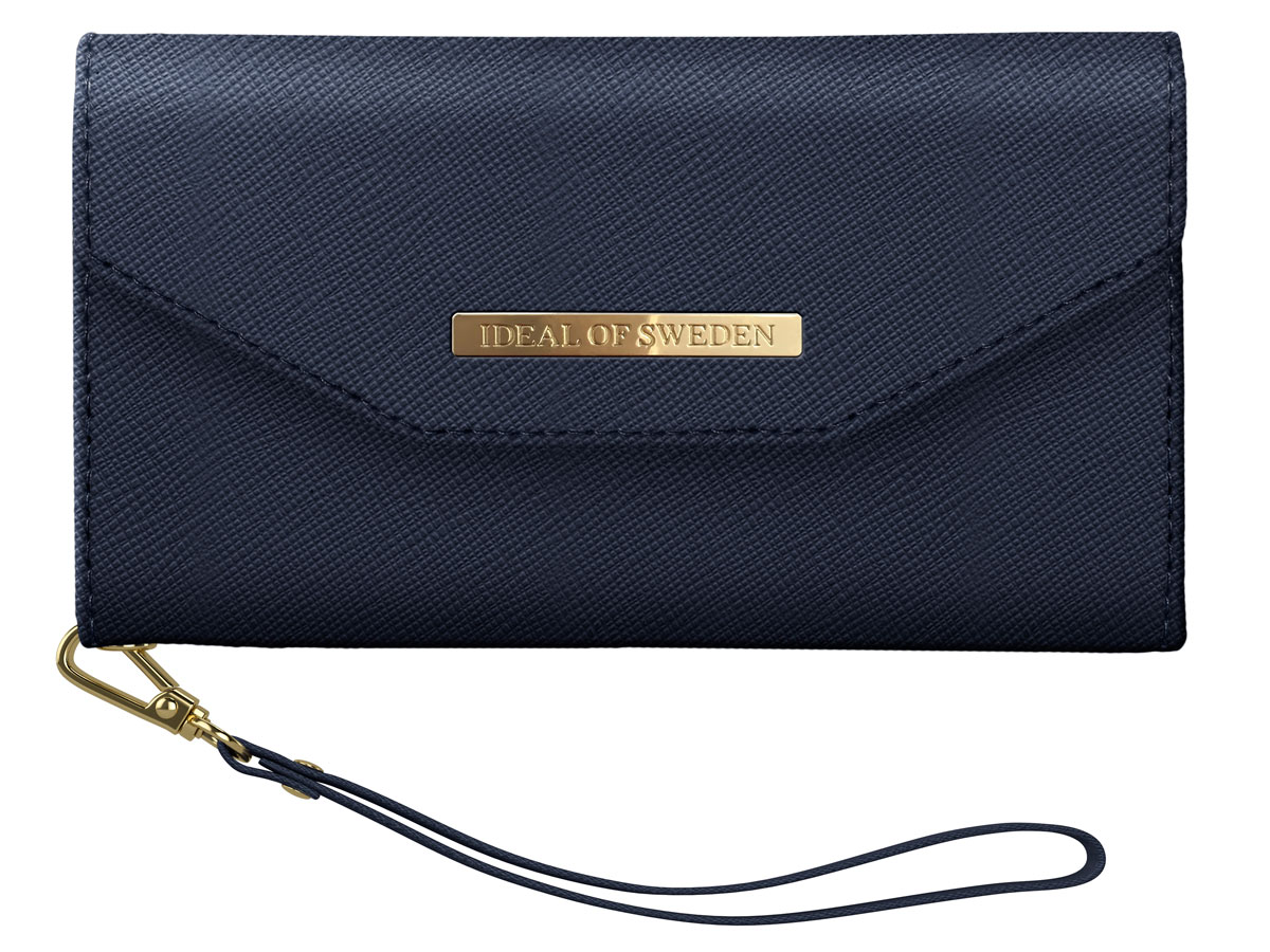 iDeal of Sweden Mayfair Clutch Navy - iPhone XR Hoesje