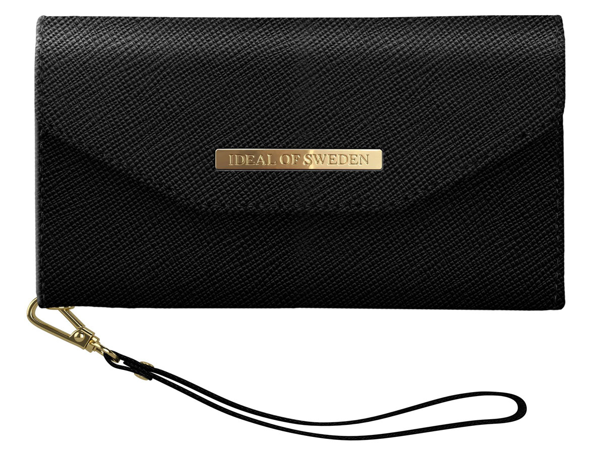 iDeal of Sweden Mayfair Clutch Zwart - iPhone XR Hoesje